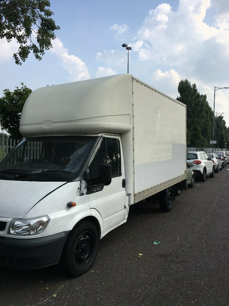 damaged luton van for sale